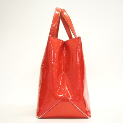 LOUIS VUITTON M93642 Wilshire PM Monogram Vernis Handbag Pomme d'Amour Women's