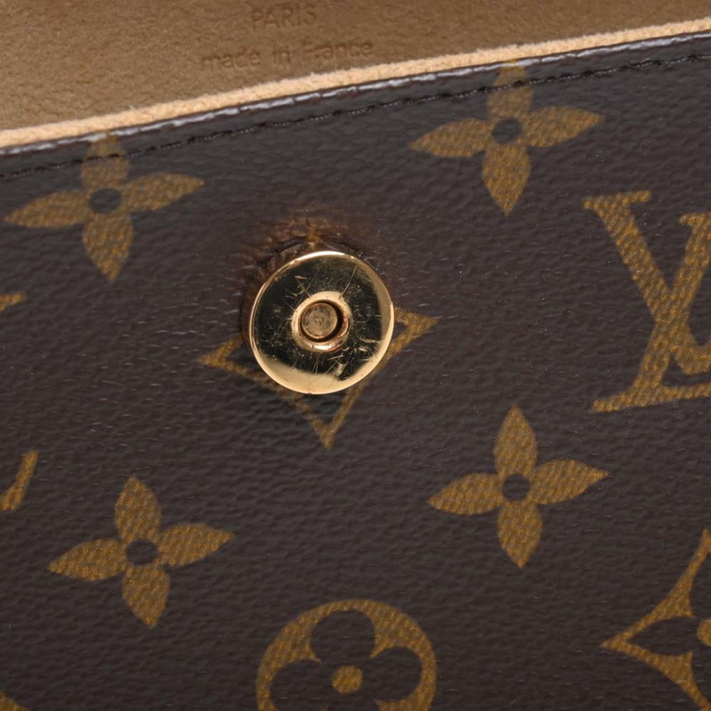 LOUIS VUITTON Monogram Pochette Florentine Waist Bag M51855 Brown Women's