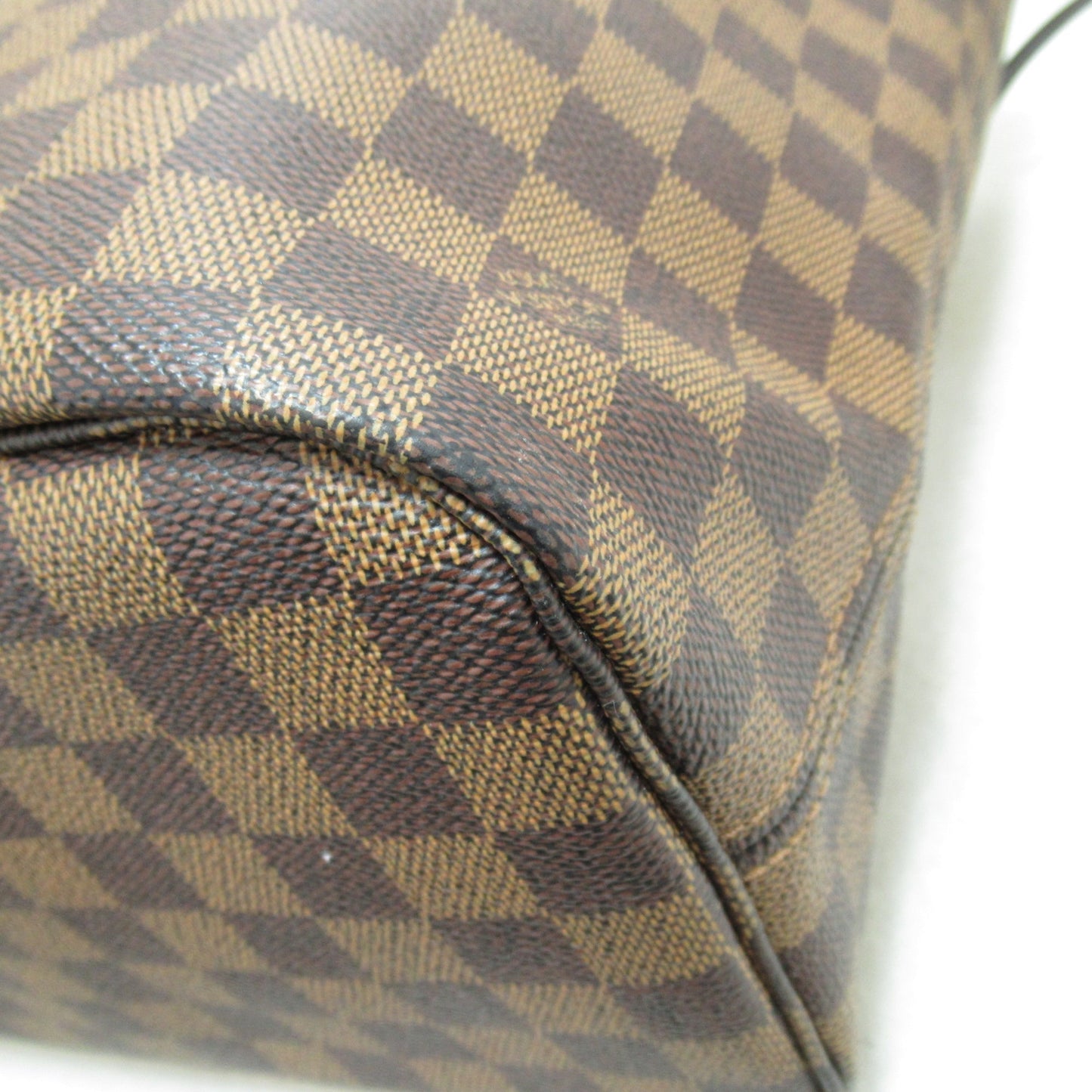 LOUIS VUITTON Neverfull MM Brown Ebene Damier PVC coated canvas N51105