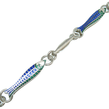 Gucci Fish Motif Silver Bracelet Vintage 925 Accessories