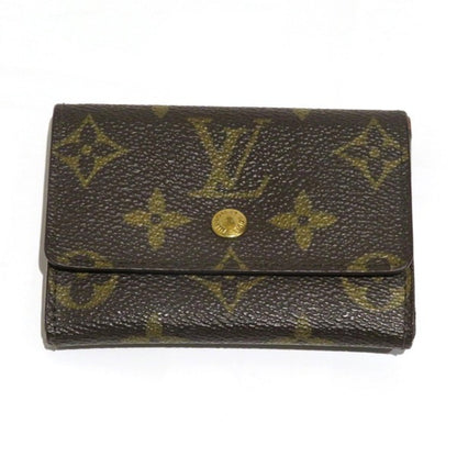 LOUIS VUITTON Monogram Portumone Pla M61930 Coin Purse Case Unisex Wallet