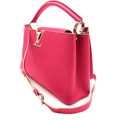 LOUIS VUITTON CapucinePM Pink Taurillon Clemence Leather leather M94519