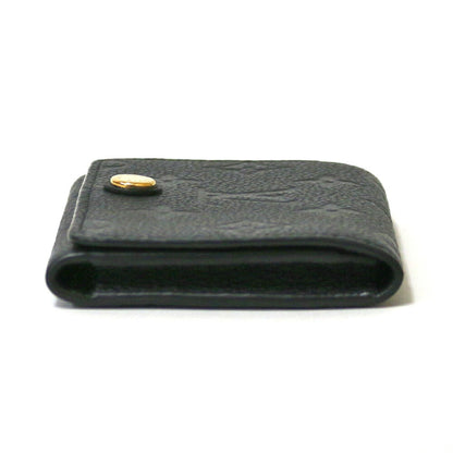 Louis Vuitton Card Case Monogram Amplant Initials Amberop Cult de Visit M58456 Black Ladies