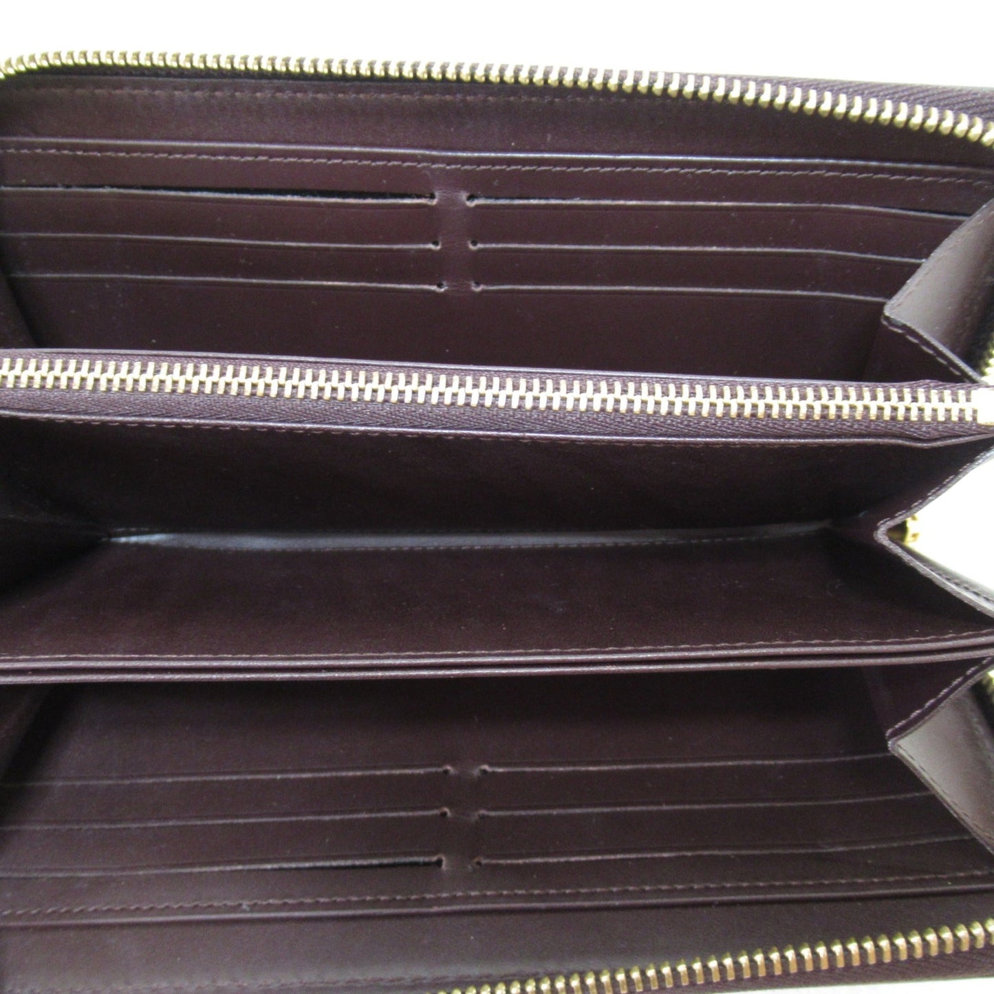 LOUIS VUITTON Zippy Wallet Round Long Wallet Bordeaux system Amarrant M93522