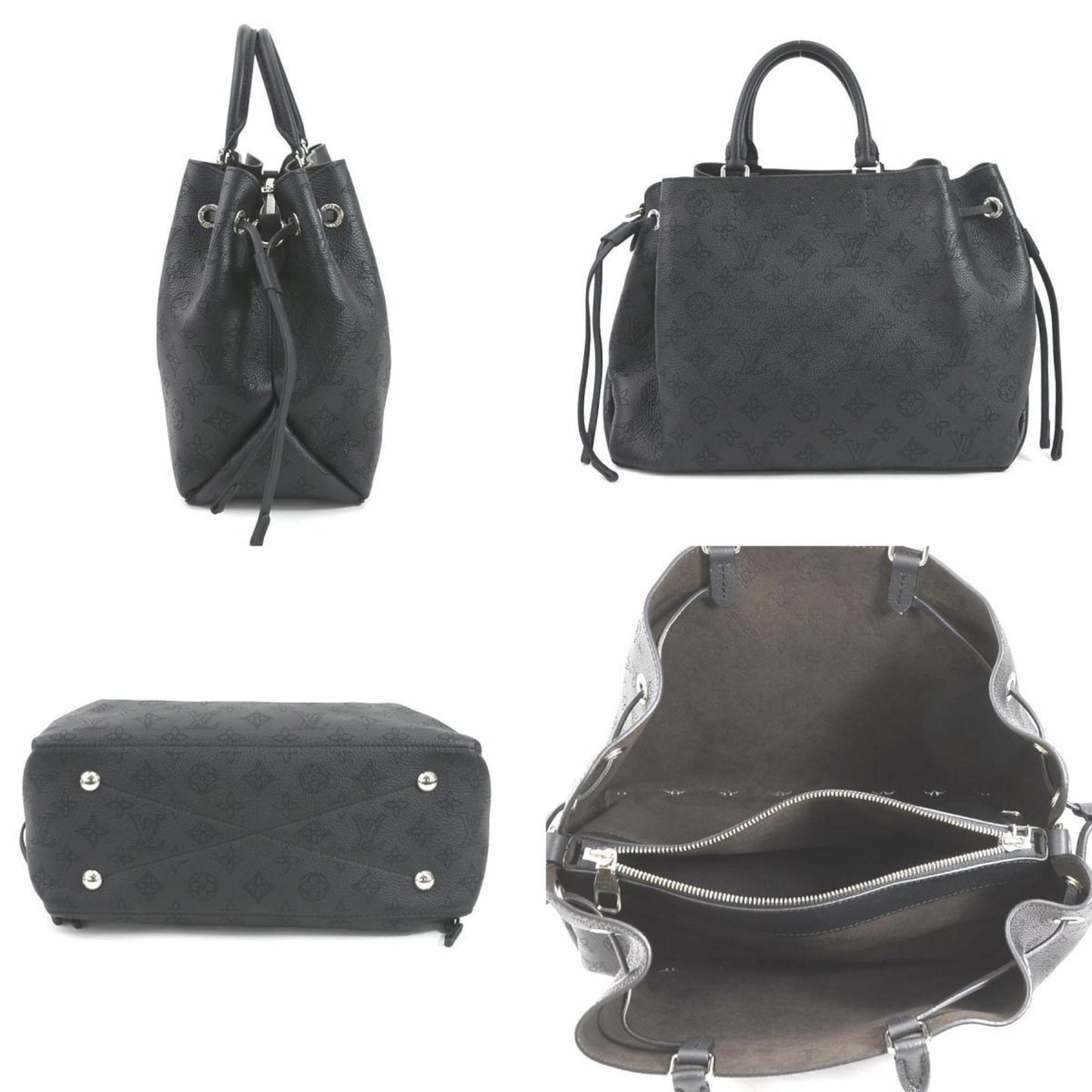 LOUIS VUITTON Handbag Mahina Bella Tote Monogram Noir Ladies M59200 99530f