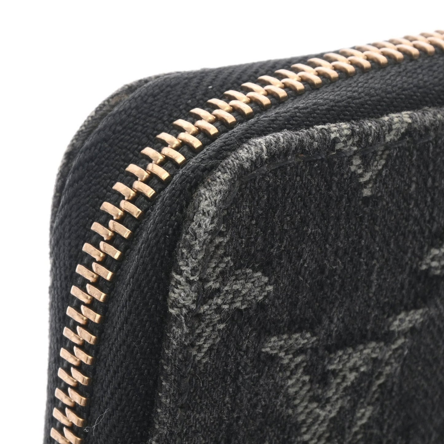 LOUIS VUITTON Monogram Zippy Black M95614 Unisex Long Wallet