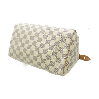 LOUIS VUITTON Speedy 25 handbag Gray Damier Azur PVC coated canvas N41534