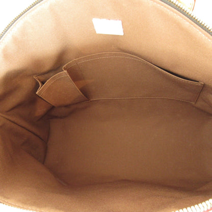LOUIS VUITTON Lockit Horizontal Handbag Brown Monogram PVC coated canvas M40104
