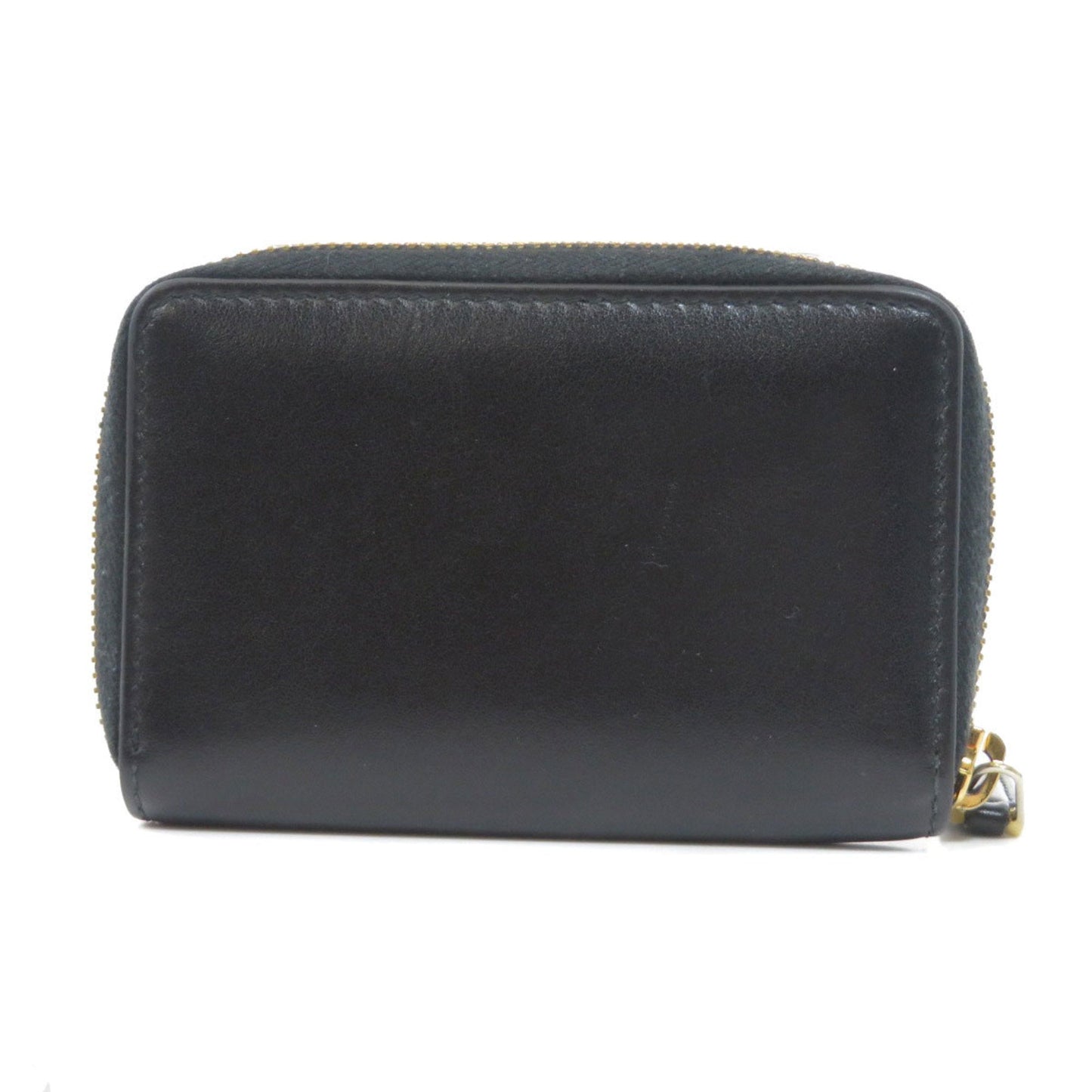 Gucci 547597 logo card case leather unisex