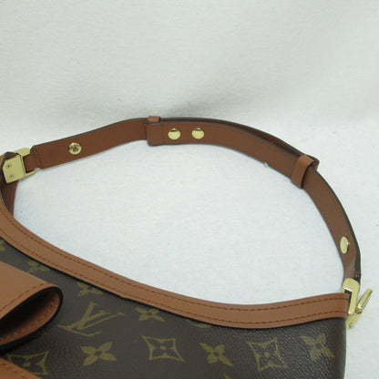 LOUIS VUITTON Hobo Dauphine MM Shoulder Bag Brown Black Monogram Reverse PVC coated canvas M45195