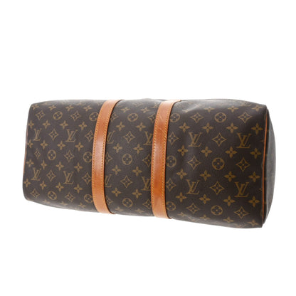 LOUIS VUITTON Monogram Keepall 45 Brown M41428 Women's Canvas Boston Bag
