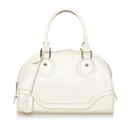 Louis Vuitton Epi Montaigne PM Handbag M5932J White Leather Ladies LOUIS VUITTON