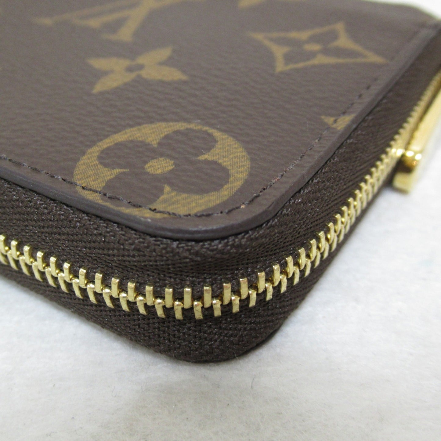 LOUIS VUITTON Zippy coin purse Brown Monogram PVC coated canvas M60067