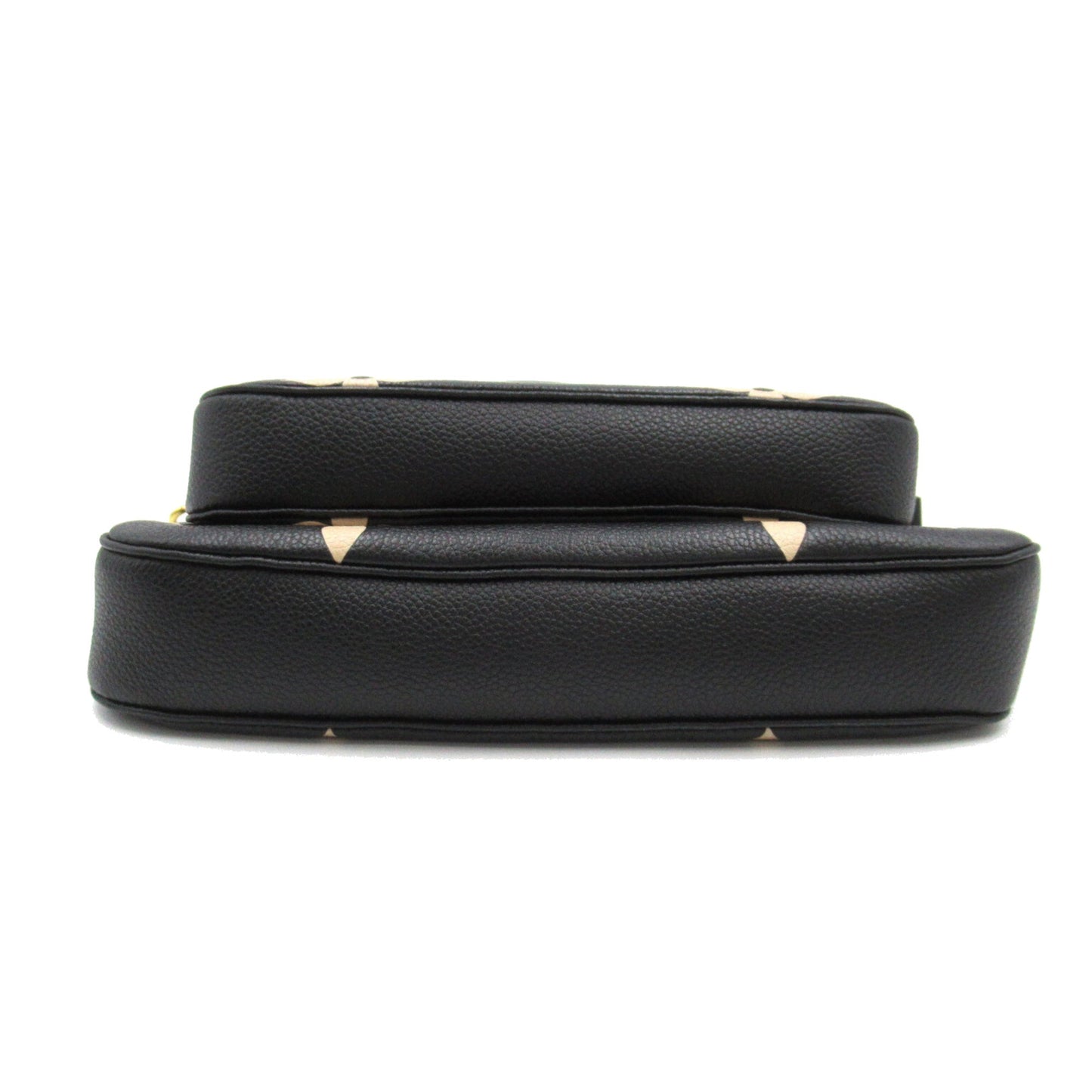 LOUIS VUITTON Multi Pochette Accessoires Black Monogram empreinte leather M45777