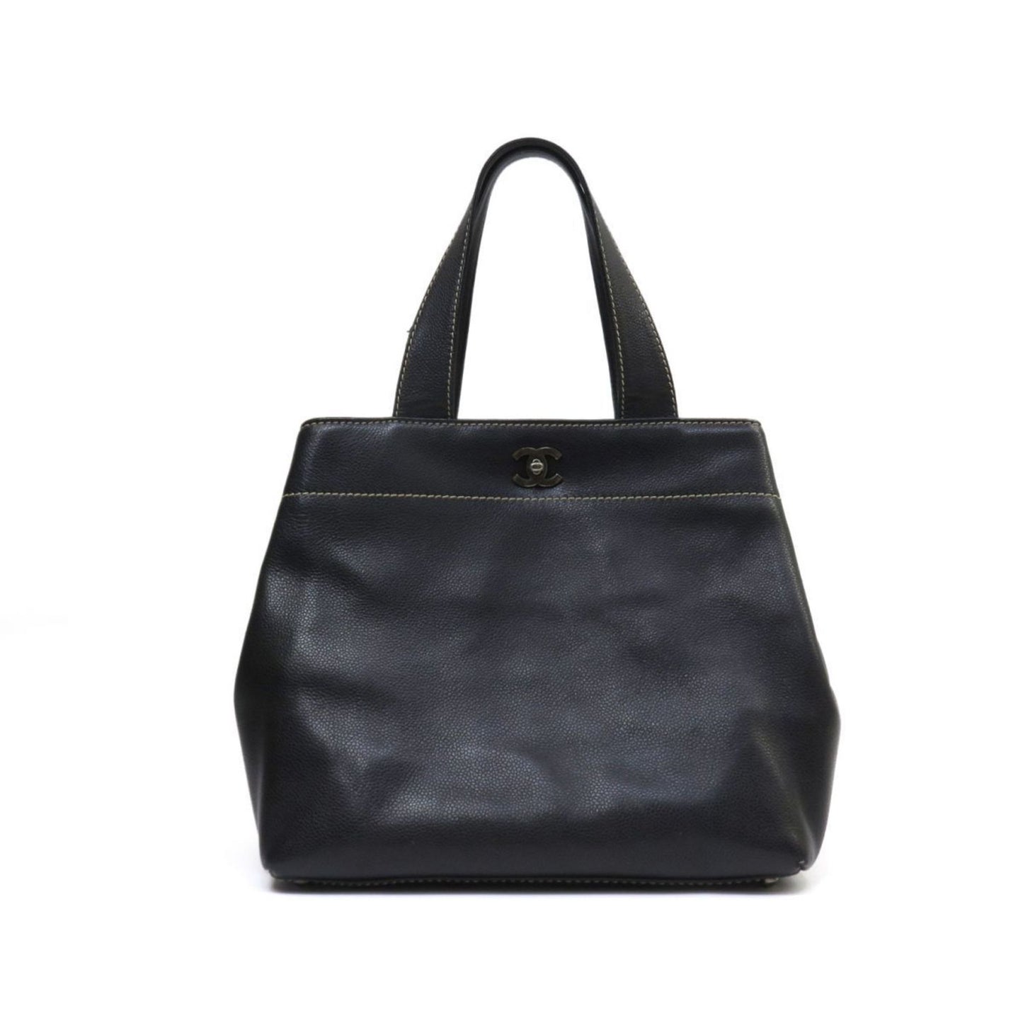 Chanel Caviar Leather Black Tote Bag 10
