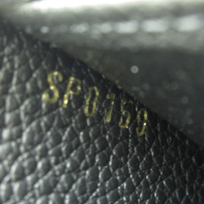 LOUIS VUITTON Zippy wallet purse Black Black Monogram empreinte leather M61864