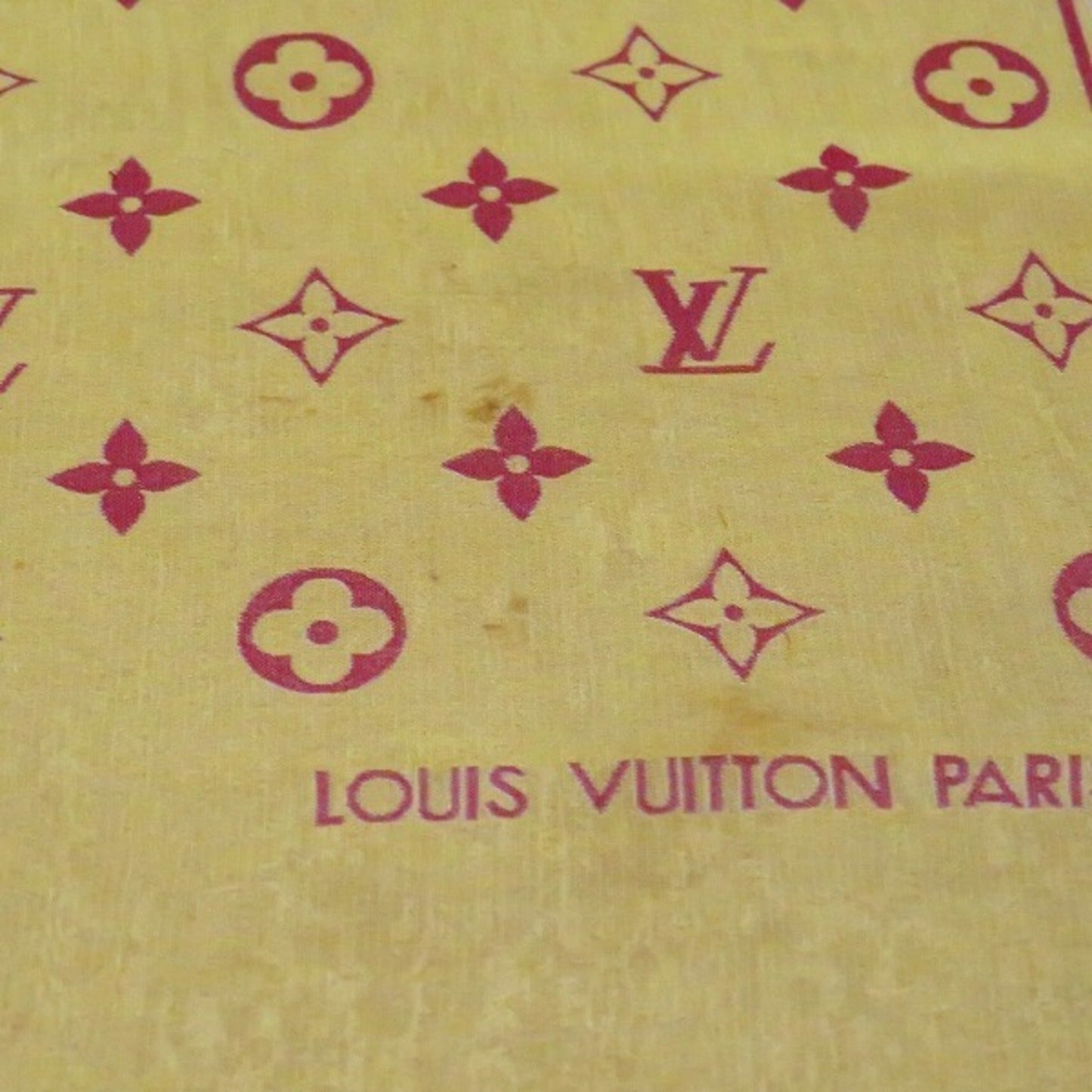 LOUIS VUITTON Monogram Brand Accessory Stole Unisex