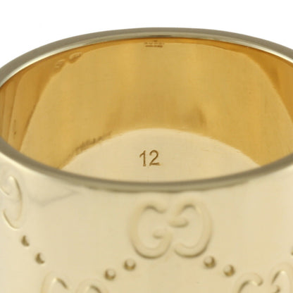 Gucci K18 Ring / Icon Wide No. 12 Gold Ladies 18K Accelerating