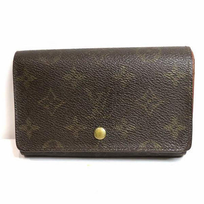 LOUIS VUITTON Monogram Portomonevier Tresor M61730 Bifold Wallet Unisex