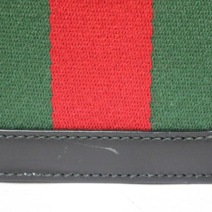 Gucci Sylvie Mini Handbag Shoulder Bag Black Ladies