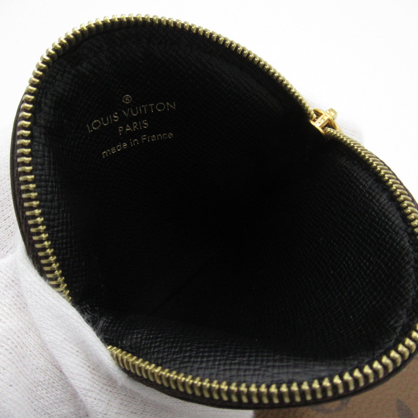LOUIS VUITTON Pochette trio Brown Monogram / Giant Reverse PVC coated canvas M68756