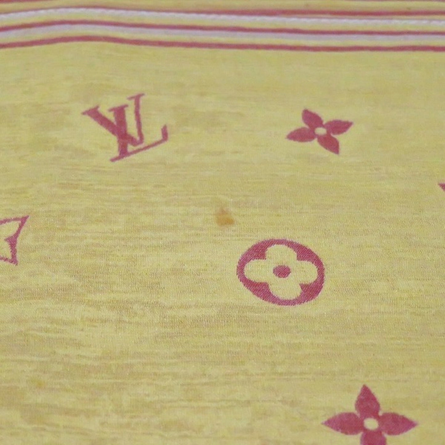 LOUIS VUITTON Monogram Brand Accessory Stole Unisex