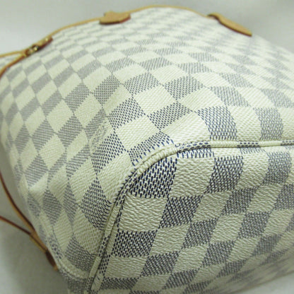 LOUIS VUITTON Neverfull MM Ivory Damier Azur PVC coated canvas N51107