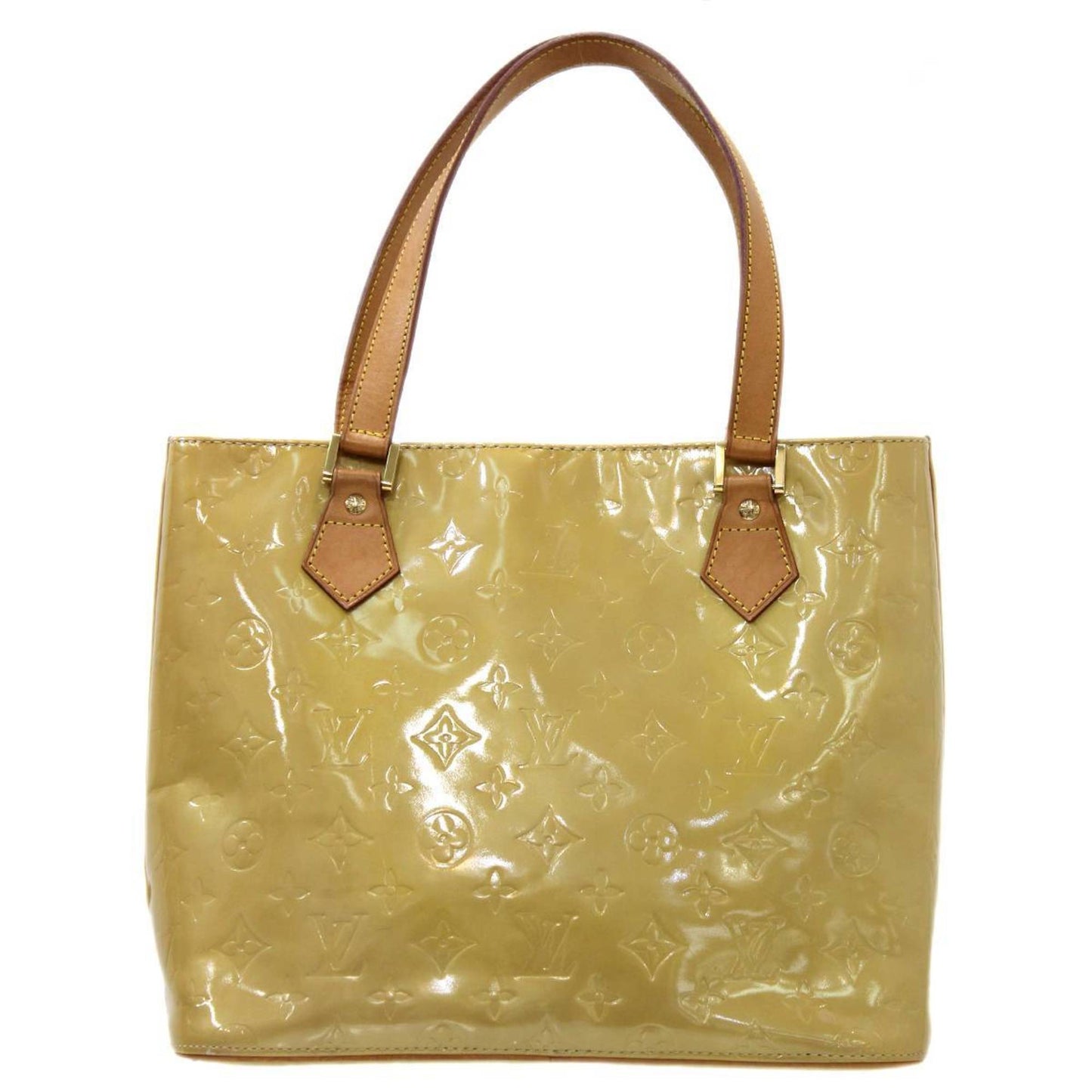 LOUIS VUITTON Houston handbag Vernis beige M91340 TH0051
