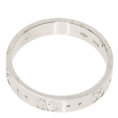 Gucci Icon # 18 Ring / K18 White Gold Men's GUCCI