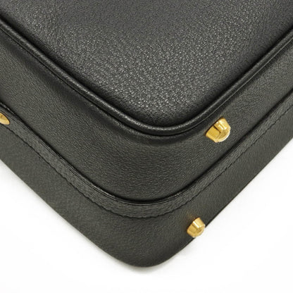 Gucci bamboo vanity bag handbag shoulder leather black 013 122 2491