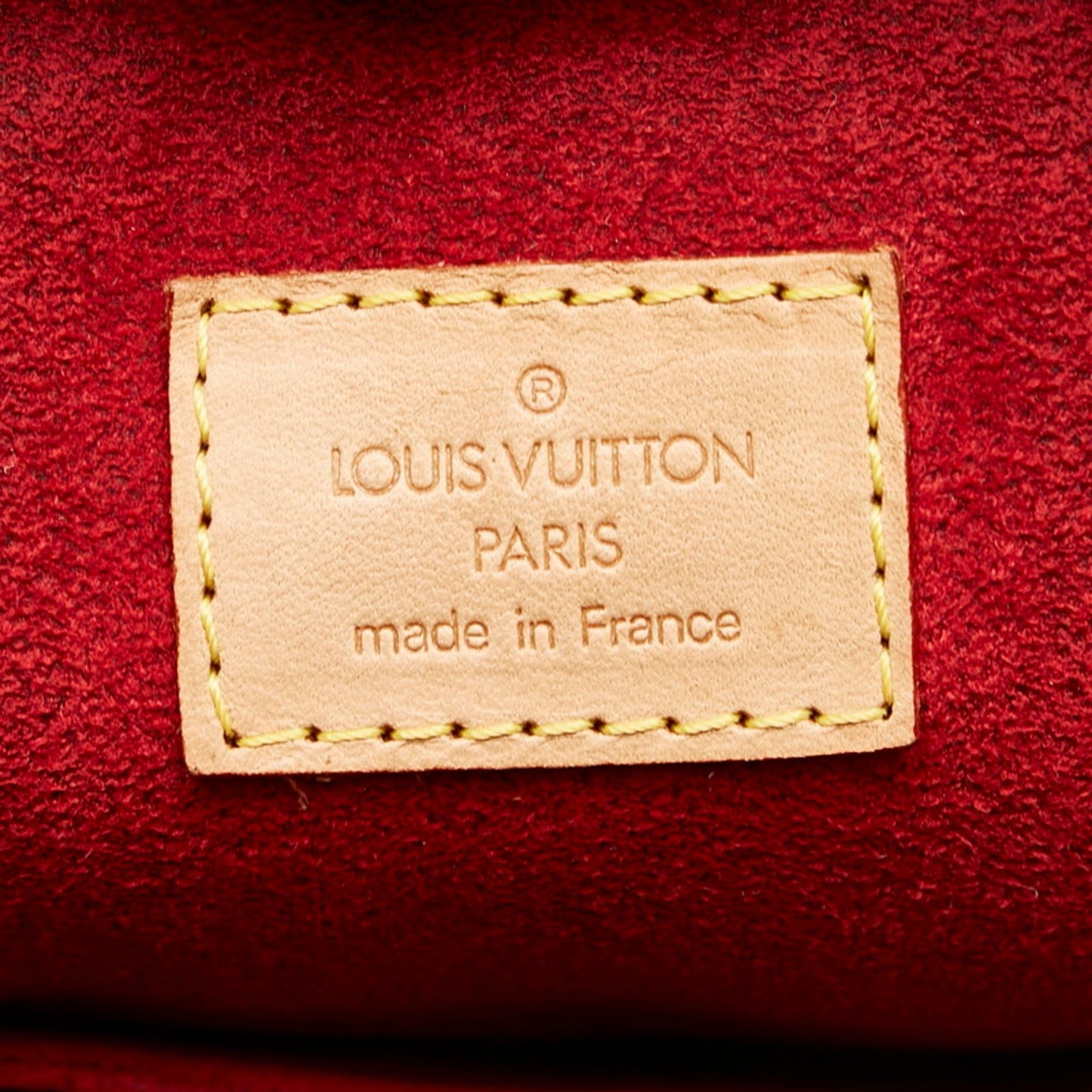 LOUIS VUITTON Monogram Exantry Cite Handbag M51161 Brown PVC Leather Ladies