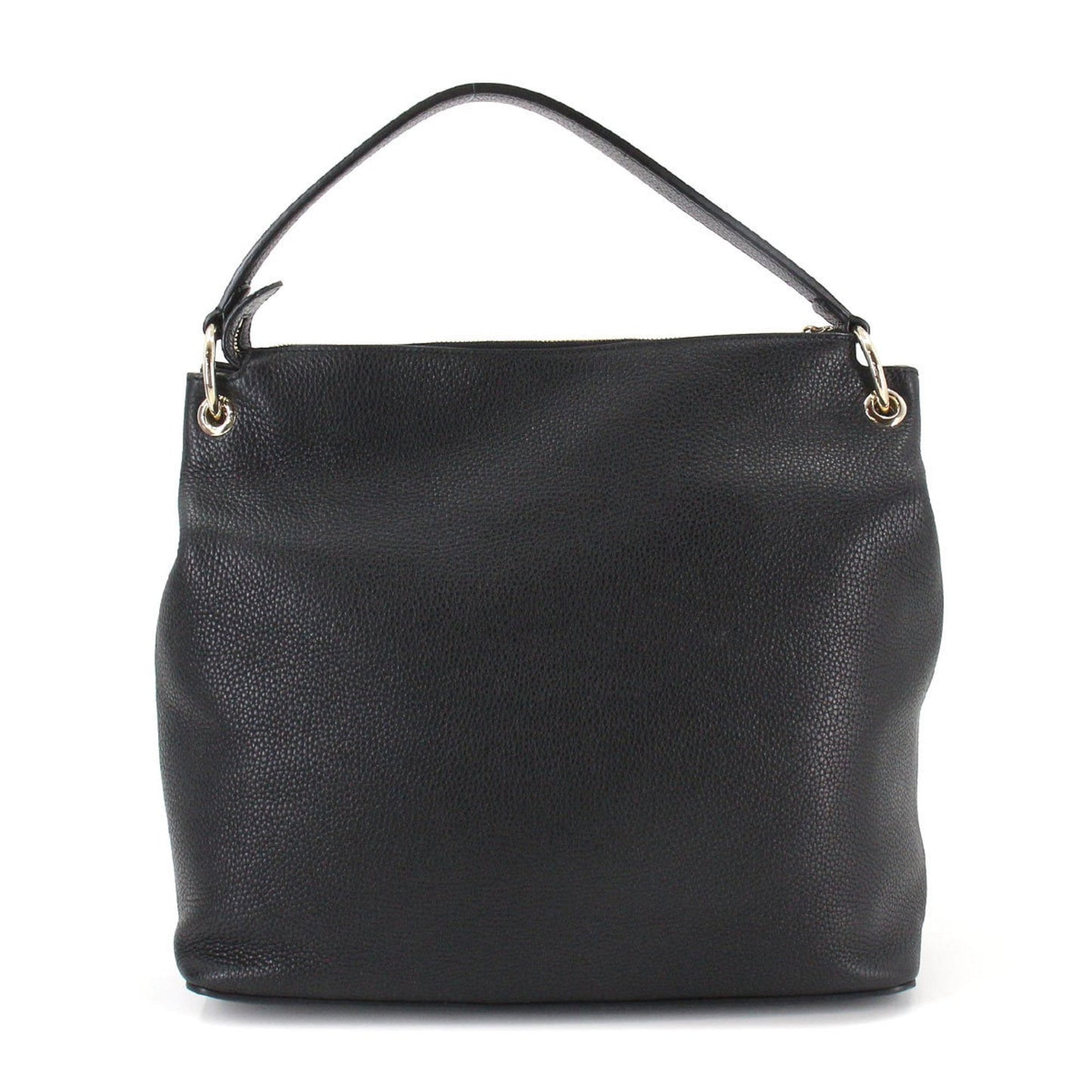Gucci Soho 2way Shoulder Bag Leather Black 536194 Gold Hardware SOHO