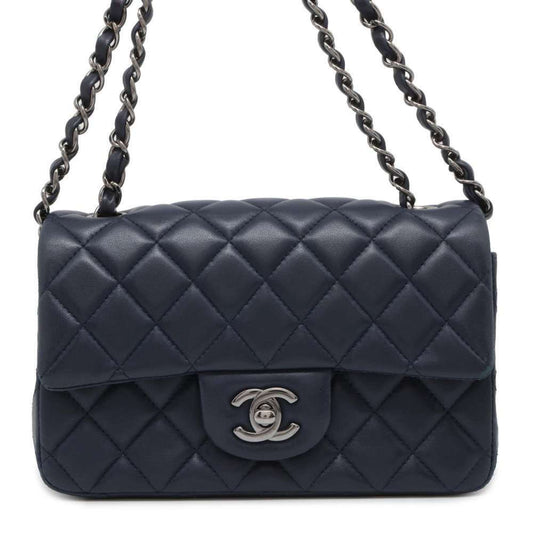 Chanel Chain Shoulder Bag Coco Mark Lambskin A69900 CHANEL Flap