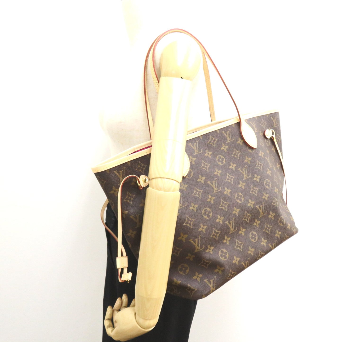 LOUIS VUITTON Neverfull MM Brown Pivoine Monogram PVC coated canvas M41178