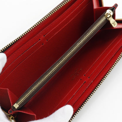 LOUIS VUITTON Portefeuille Clemence Flower Charm M62940 Monogram Canvas Brown GI4108 Women's Long Wallet