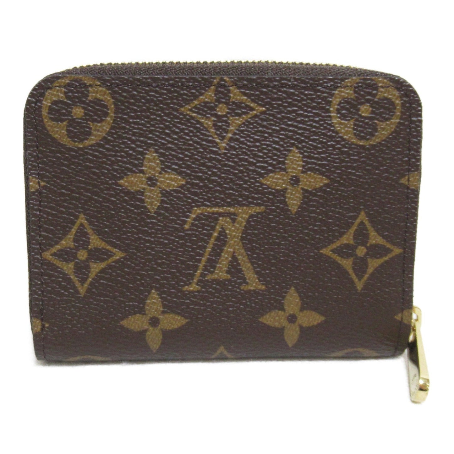 LOUIS VUITTON Zippy coin purse Brown Monogram PVC coated canvas M60067