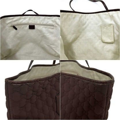 Gucci Tote Bag Jolly Large Wine Red GG Neopren 211975 502752 Nylon Canvas GUCCI Ladies Handbag