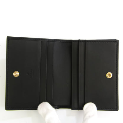 Guccissima 410120 Leather Card Case Black