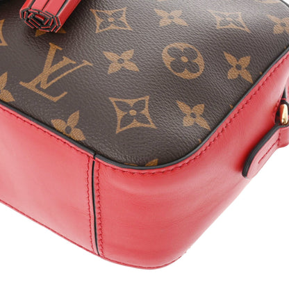 LOUIS VUITTON Monogram Santonju Coquelicot M43556 Ladies Canvas Shoulder Bag