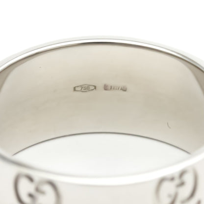 Gucci Icon Wide Ring White Gold (18K) Fashion No Stone Band Ring