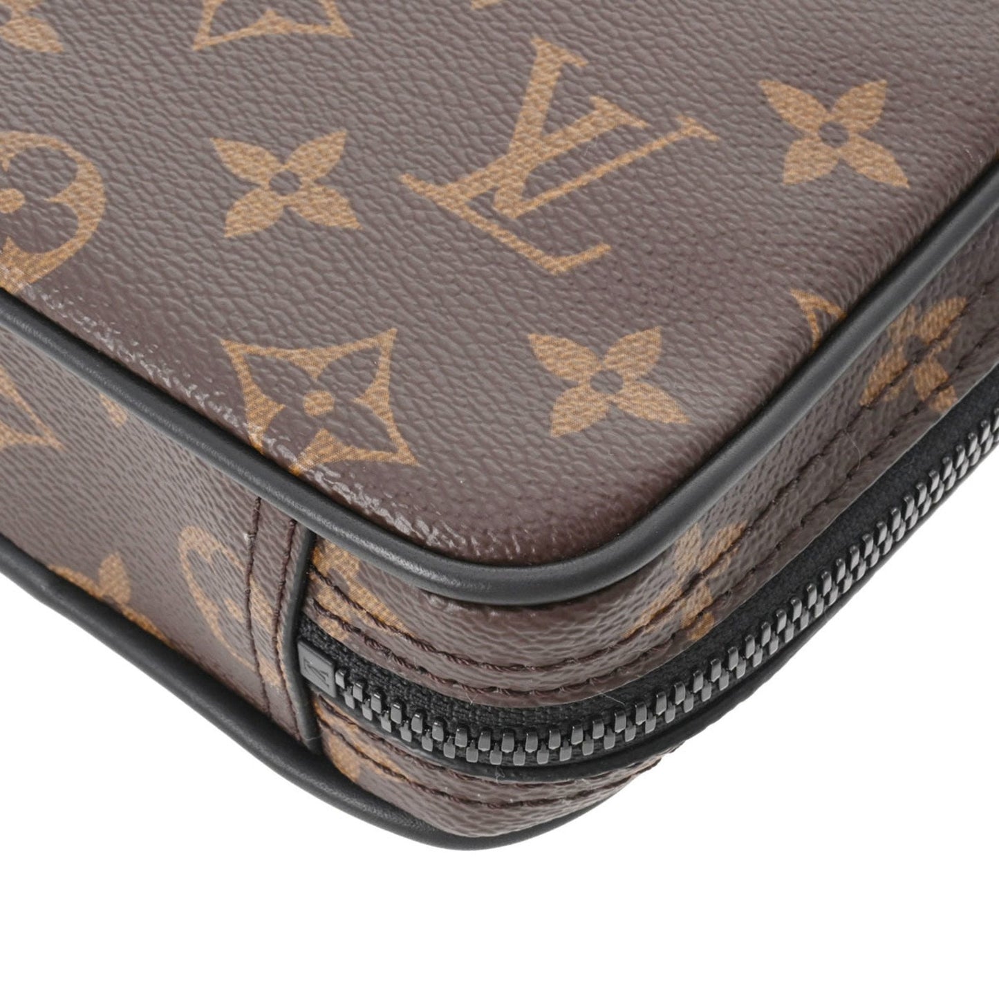 LOUIS VUITTON Monogram Solar Ray Utility Side Bag Brown M44477 Men's Canvas Waist