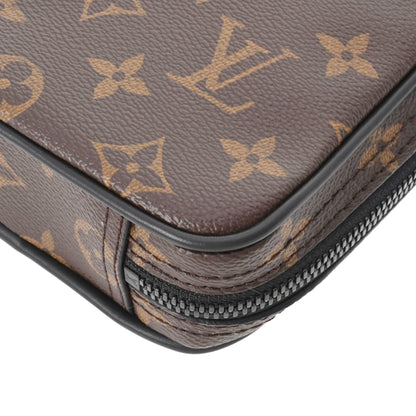 LOUIS VUITTON Monogram Solar Ray Utility Side Bag Brown M44477 Men's Canvas Waist