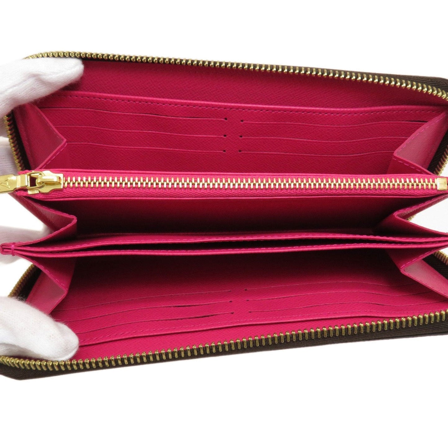 LOUIS VUITTON M63392 Zippy Patches Stories Long Wallet Monogram Canvas Women's