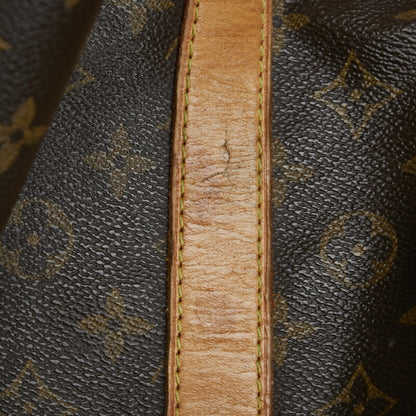 LOUIS VUITTON Monogram Keepall 60 Boston Bag M41422 Brown PVC Leather Ladies