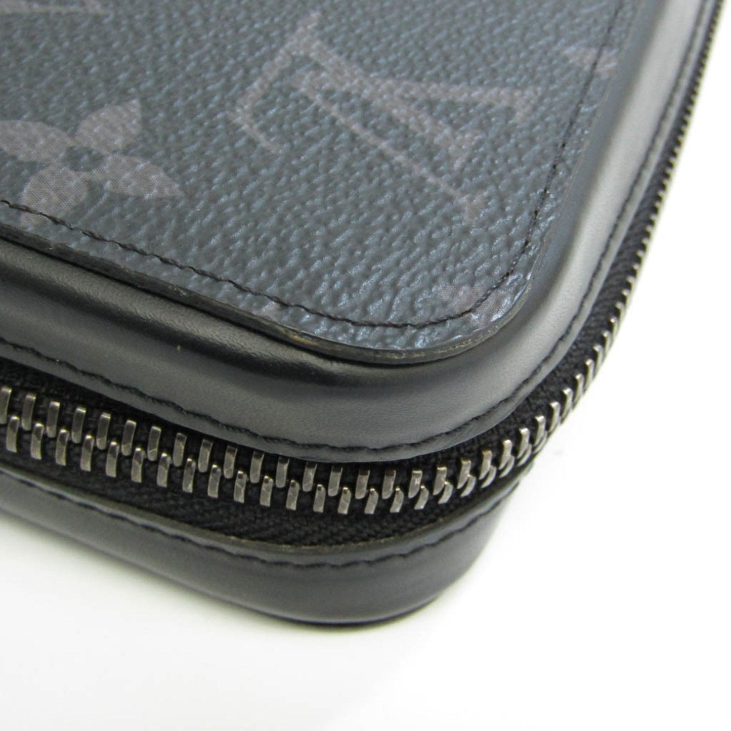 LOUIS VUITTON Monogram Eclipse Zippy XL M61698 Men's Monogram Eclipse Long Wallet [bi-fold] Monogram Eclipse