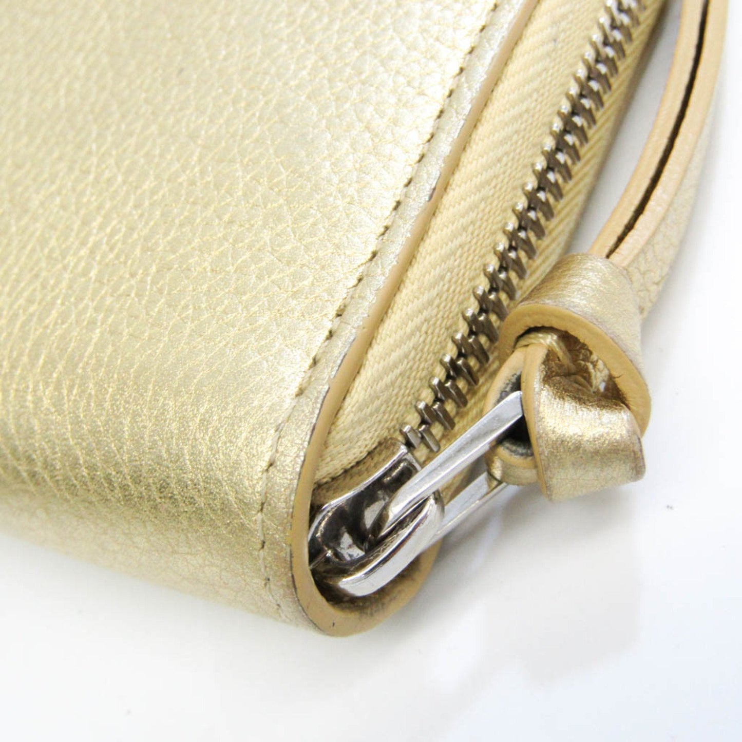 LOUIS VUITTON Zippy Lock Me Japan Limited M63816 Women's Calf Leather Long Wallet [bi-fold] Gold