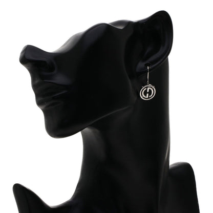 Gucci motif earrings K18 white gold ladies GUCCI