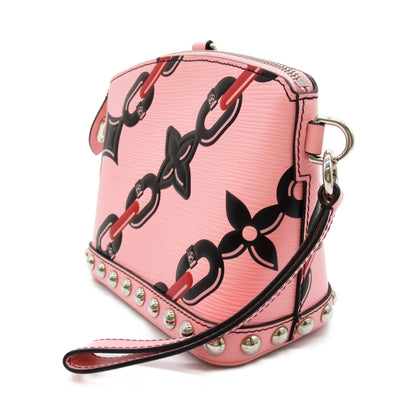 LOUIS VUITTON mini lockit Pink Rose Epi leather M42309