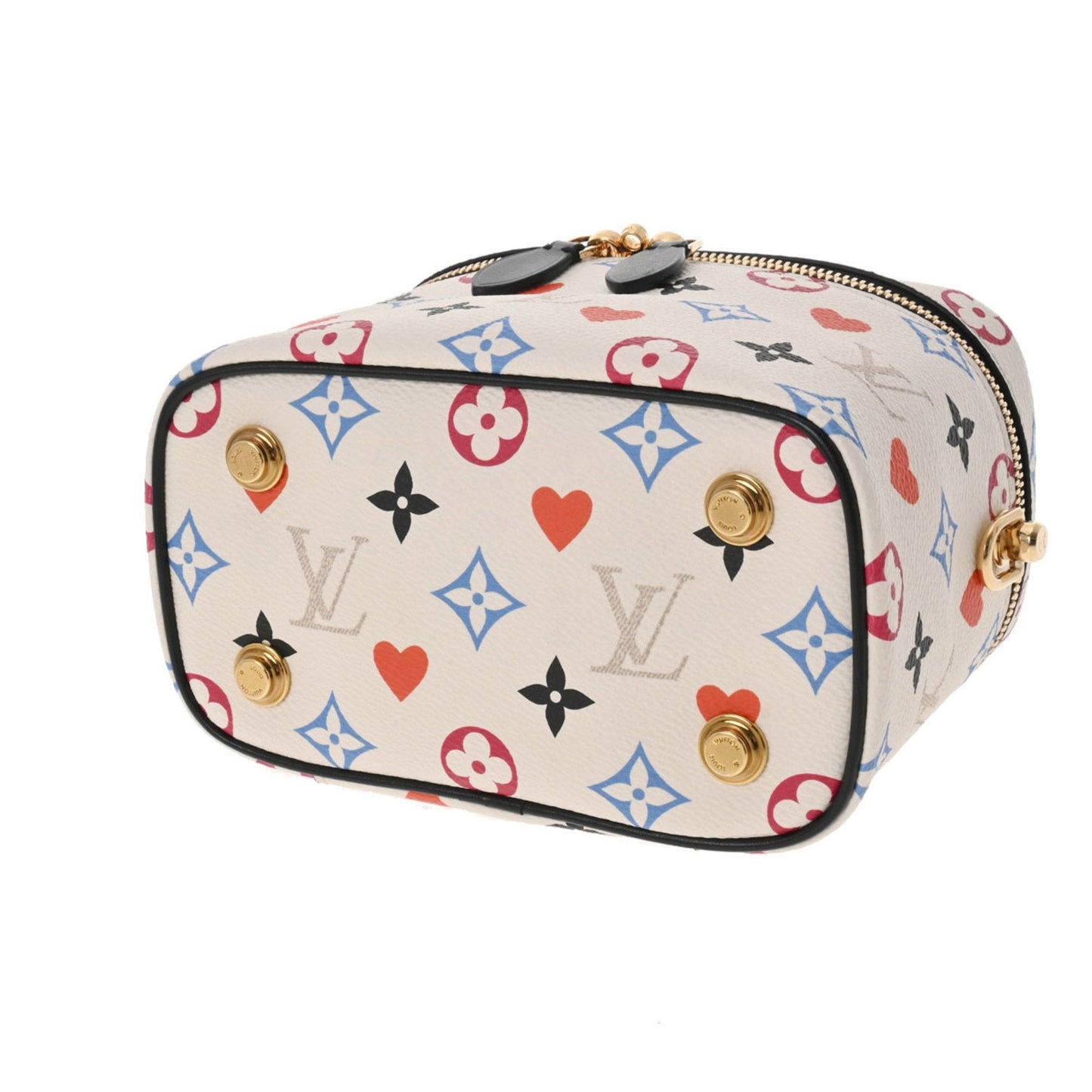 LOUIS VUITTON Monogram Game On Vanity PM Bron M57458 Women's Canvas Bag