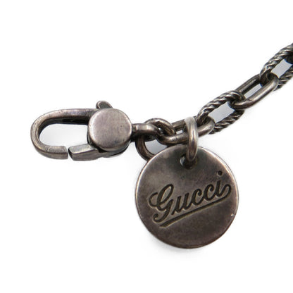 Gucci G silver 925 black necklace